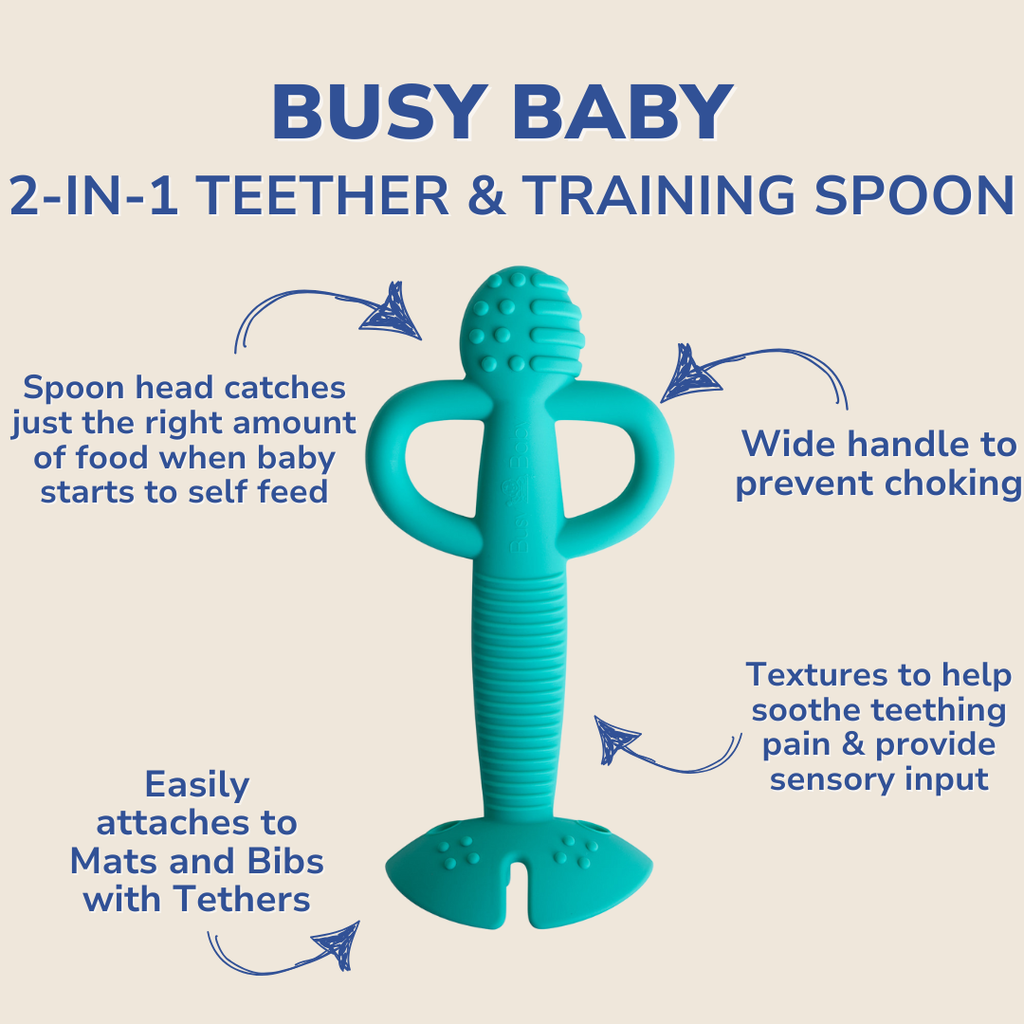 Teether spoon -original and base colour