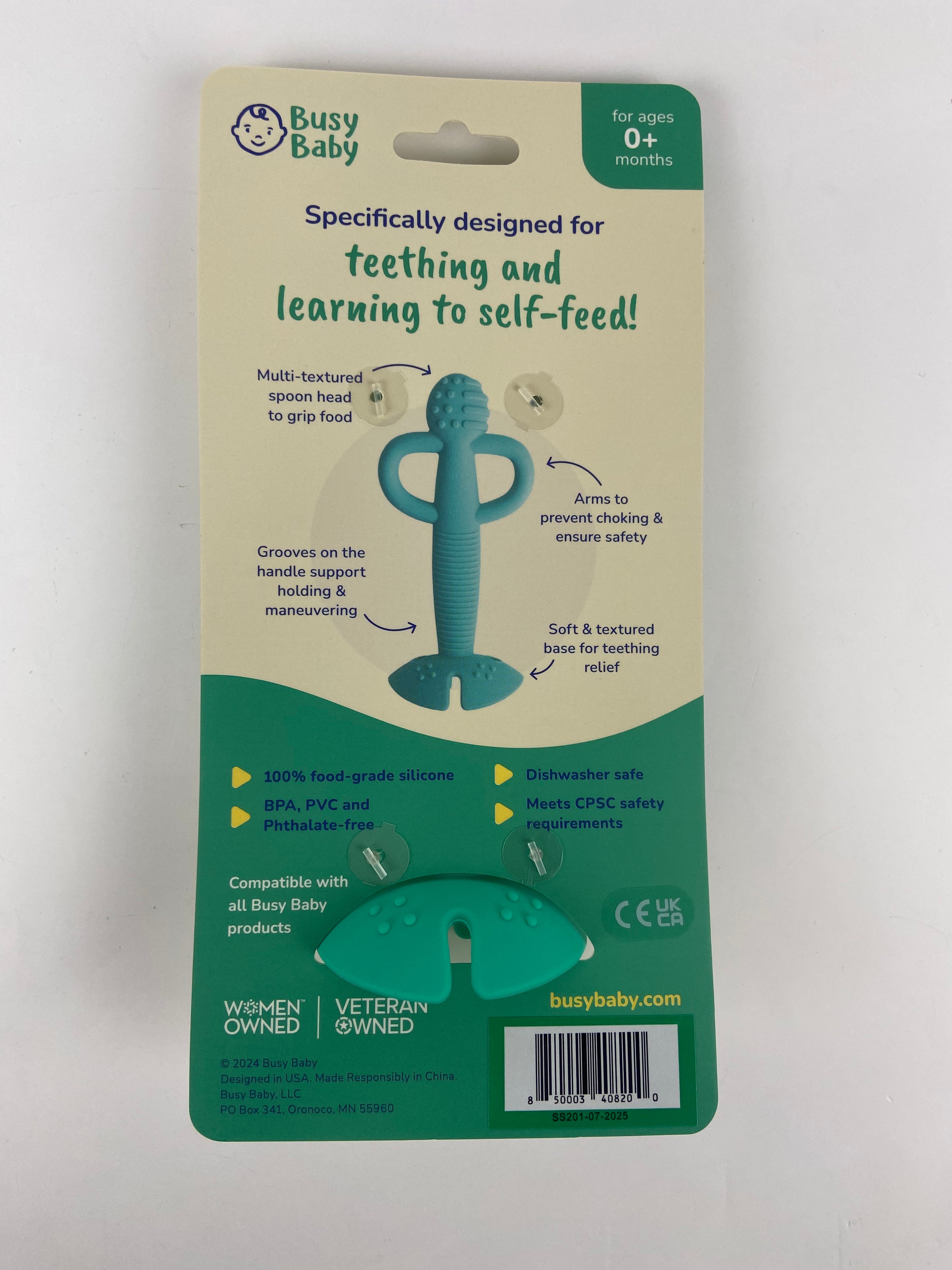 Teether spoon -original and base colour